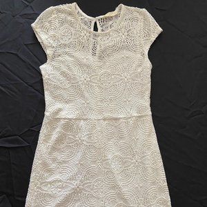 Cream Short Romper